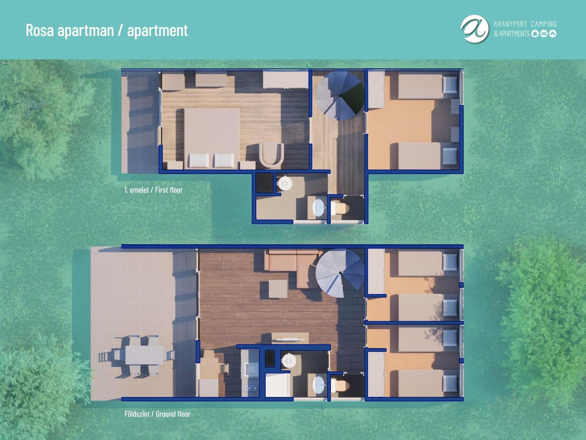 Aranypart Camping & Apartments Siófok Eksteriør bilde