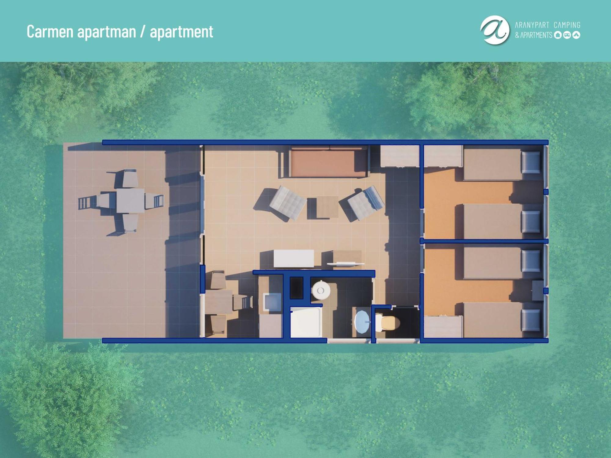 Aranypart Camping & Apartments Siófok Eksteriør bilde